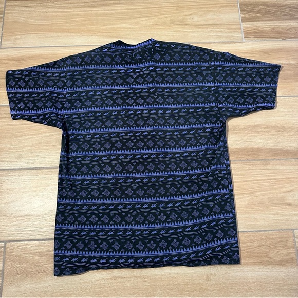 Vintage 90s Gecko Hawaii AOP Surf Shirt Single Stitch USA All Over Print Cool XL - Picture 5 of 5